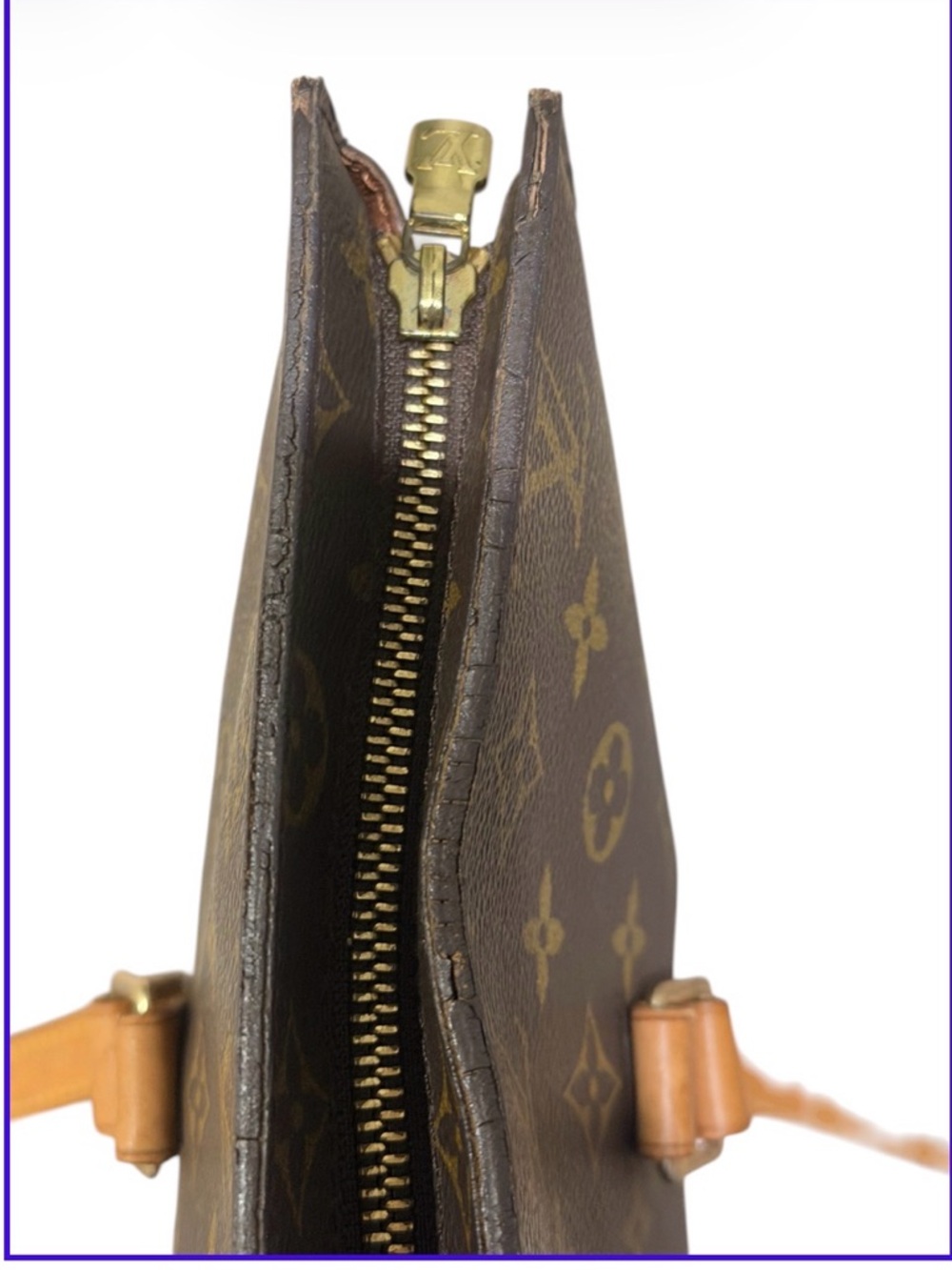 Louis Vuitton Monogram Babylone Canvas  Leather Shoulder Bag. -Preowned As Is - Picture 11 of 13